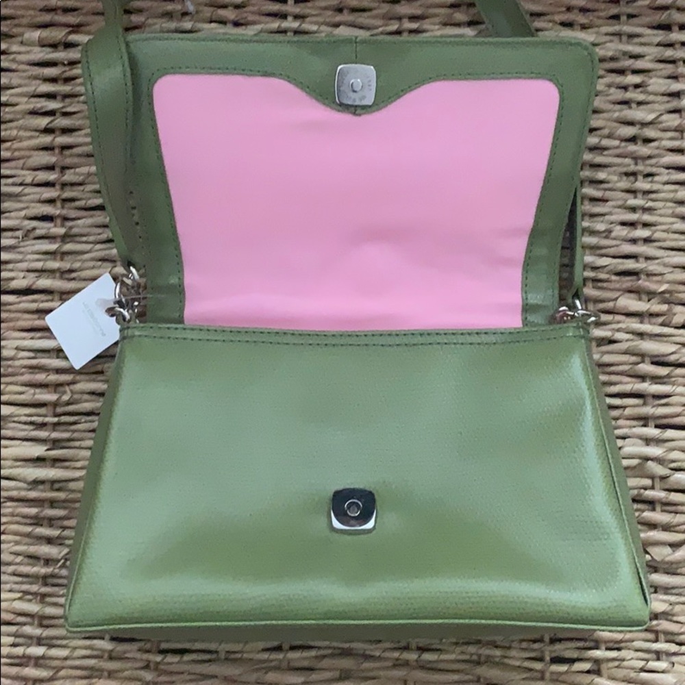 Pink & Green Small Liz Claiborne Hand Bag - Picture 4 of 5